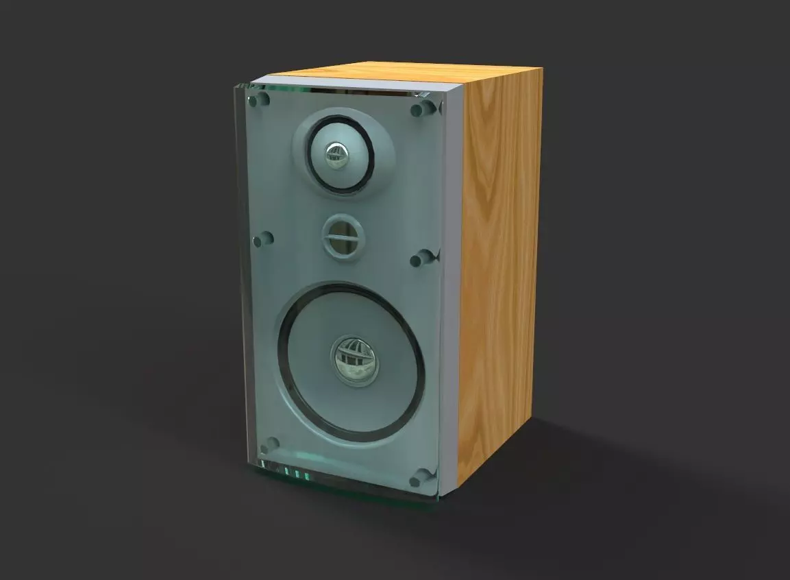 Small Speaker 3D Model 3D model_0
