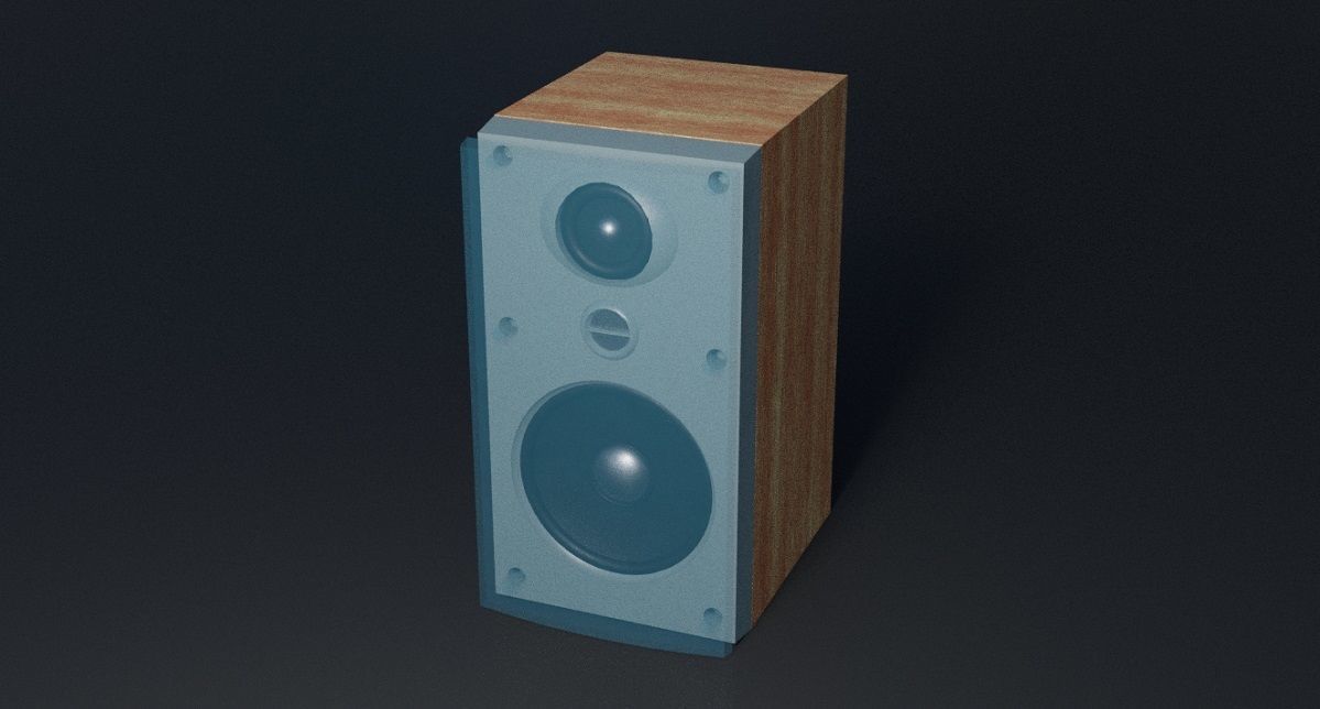Small Speaker 3D Model 3D model_1