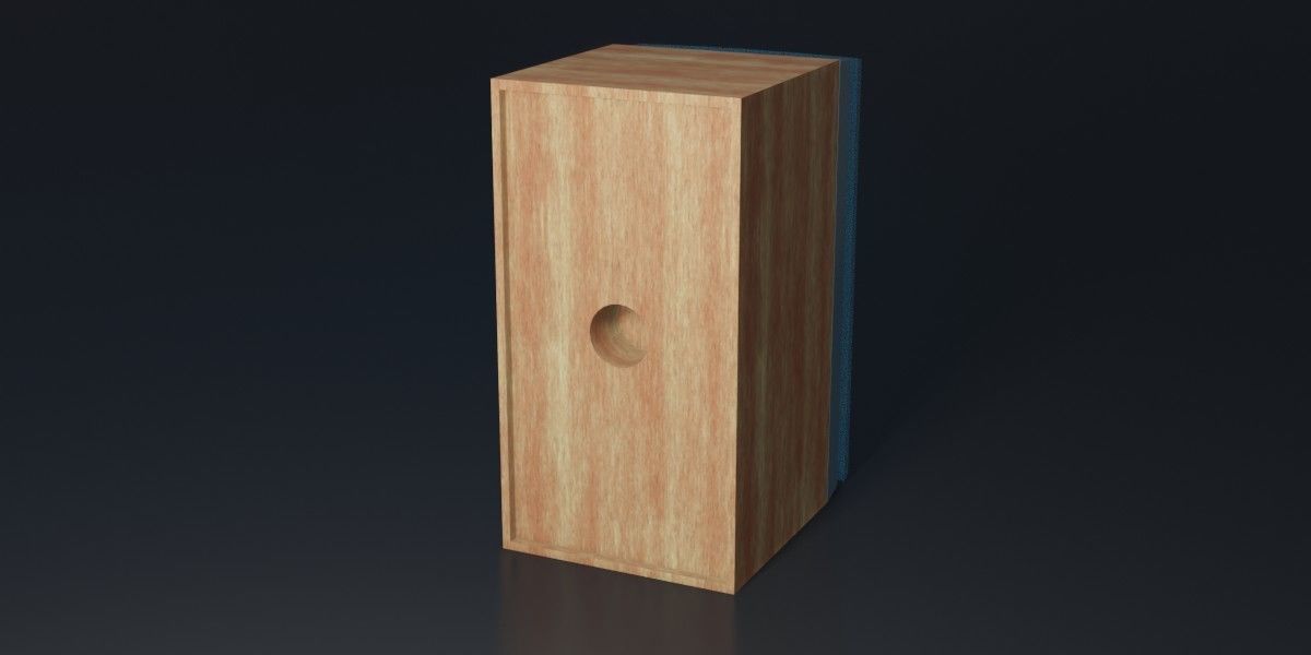 Small Speaker 3D Model 3D model_3
