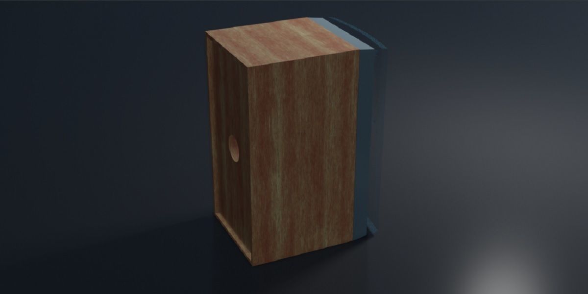Small Speaker 3D Model 3D model_4