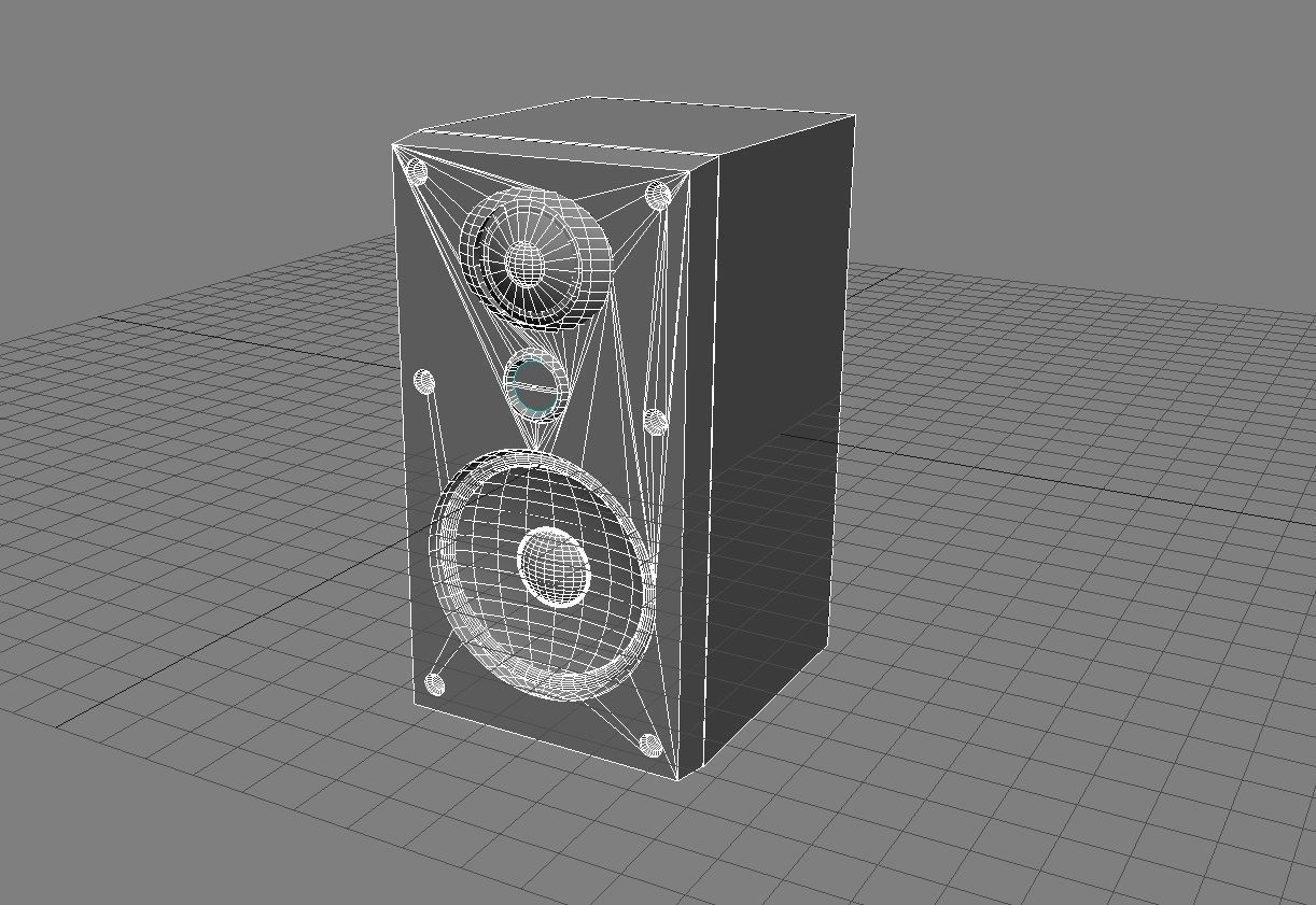 Small Speaker 3D Model 3D model_6