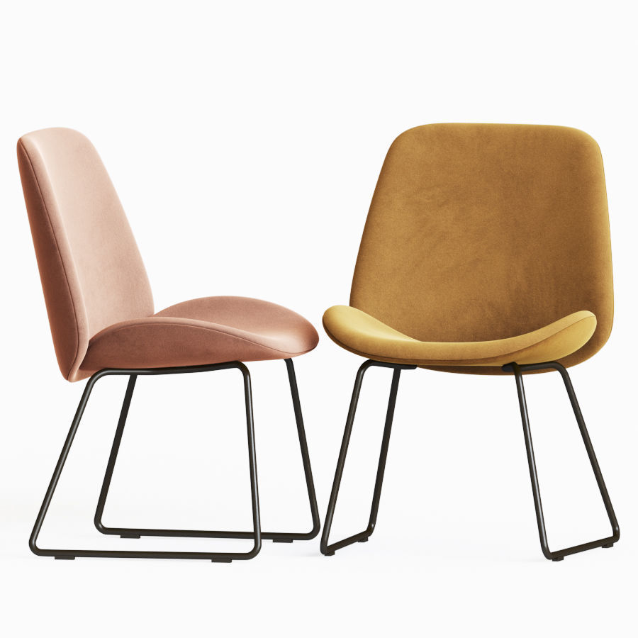 Leolux Lx684 Dining Chair 3D model_3