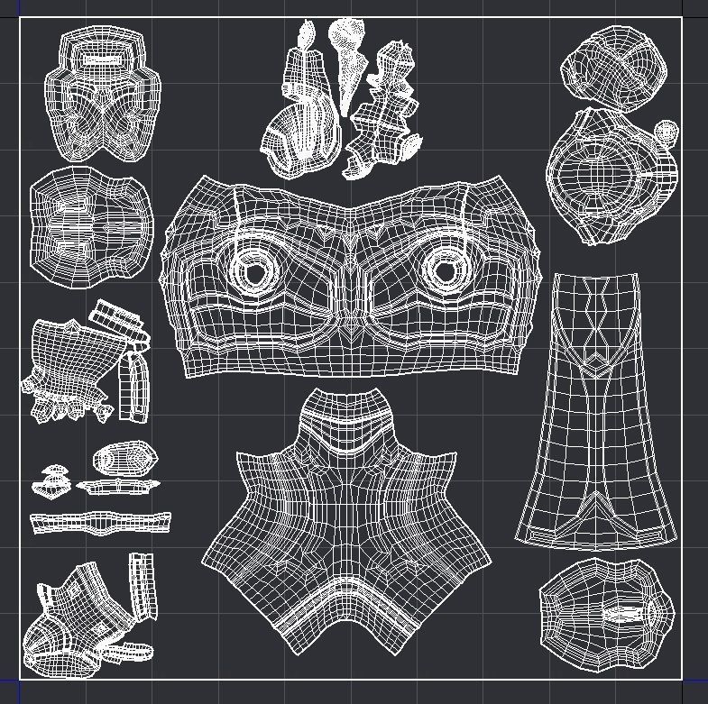 Stylized Knight Low-poly 3D model_8