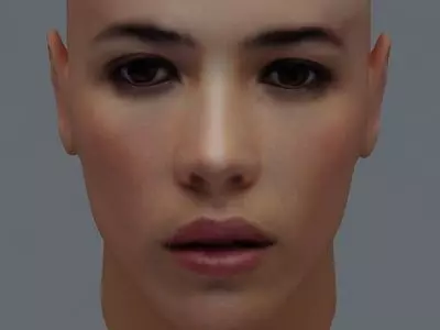 Sophie Marceau 3D model_0