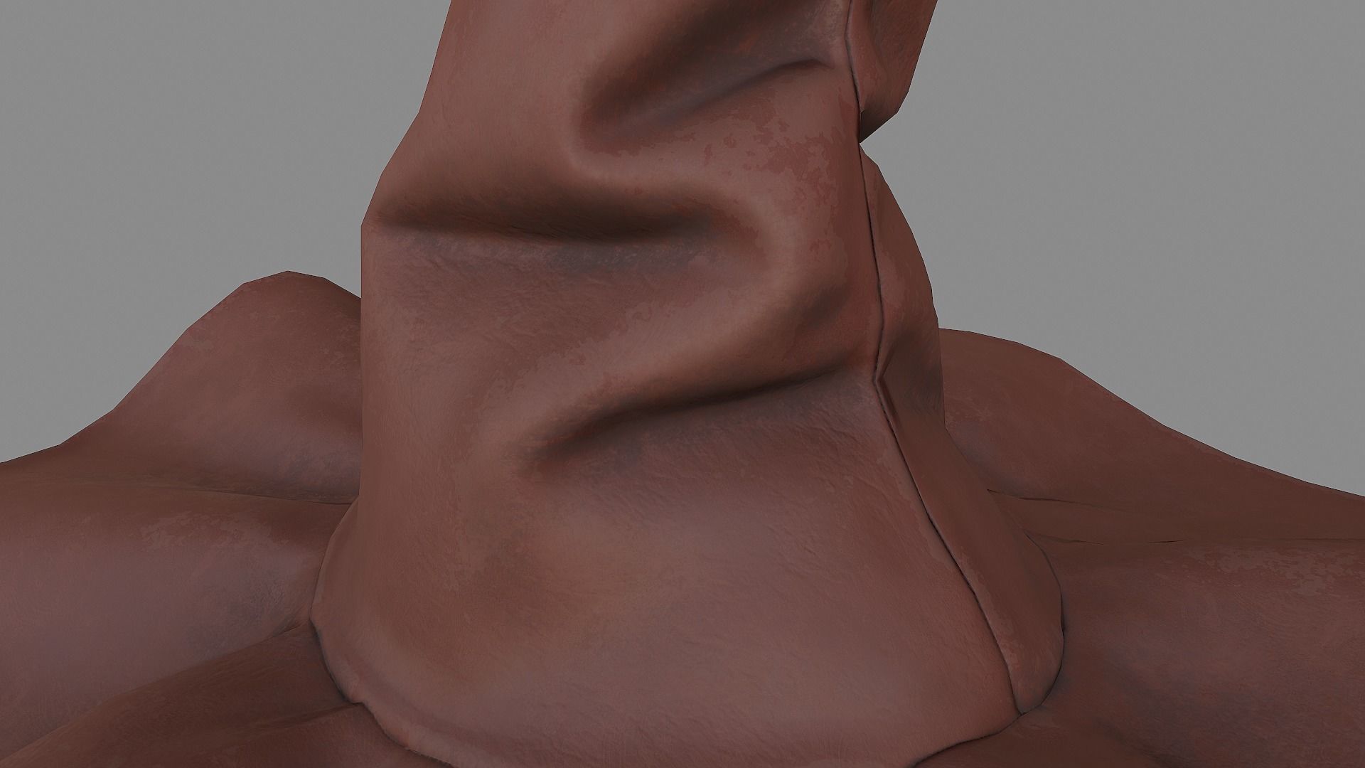 Witch hat Low-poly 3D model_5