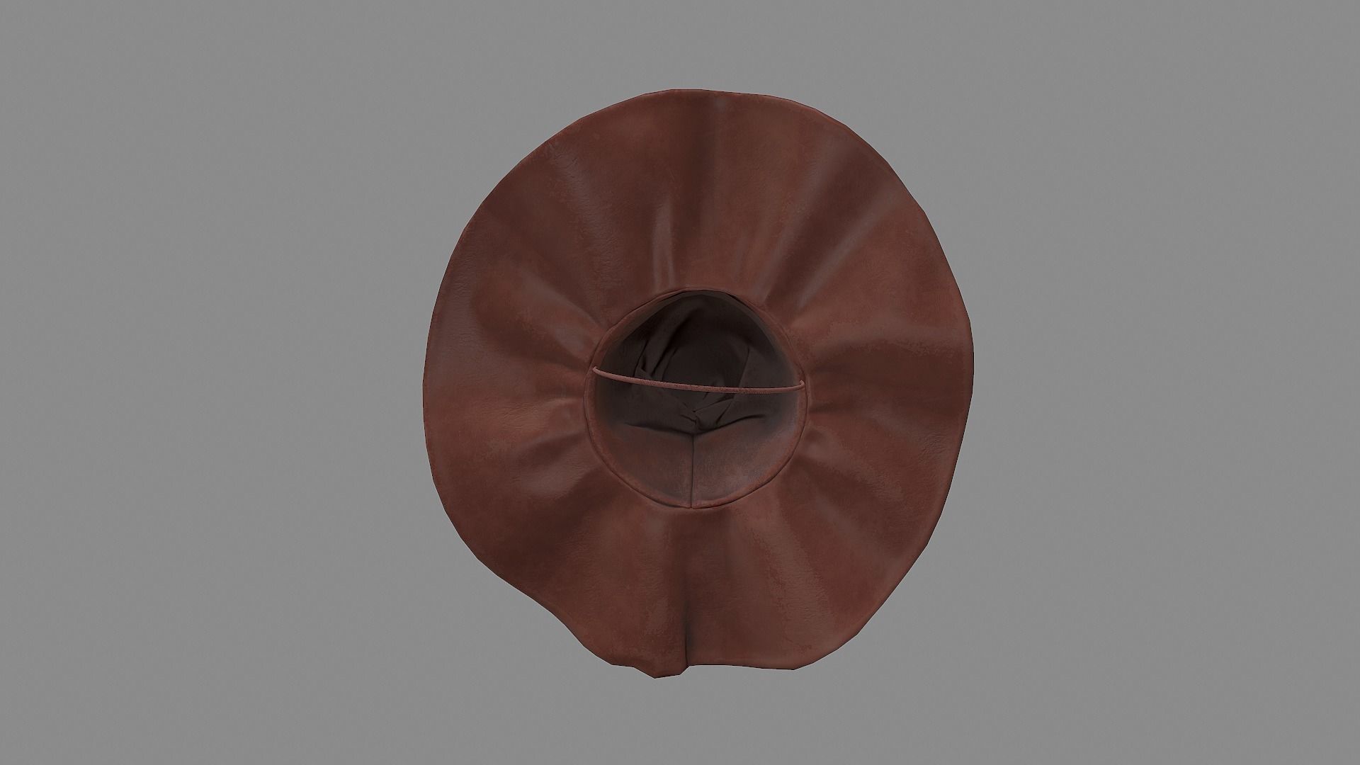 Witch hat Low-poly 3D model_8