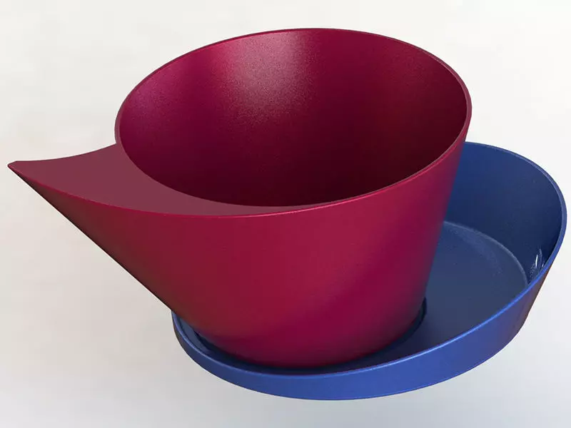 comma cup 3D model