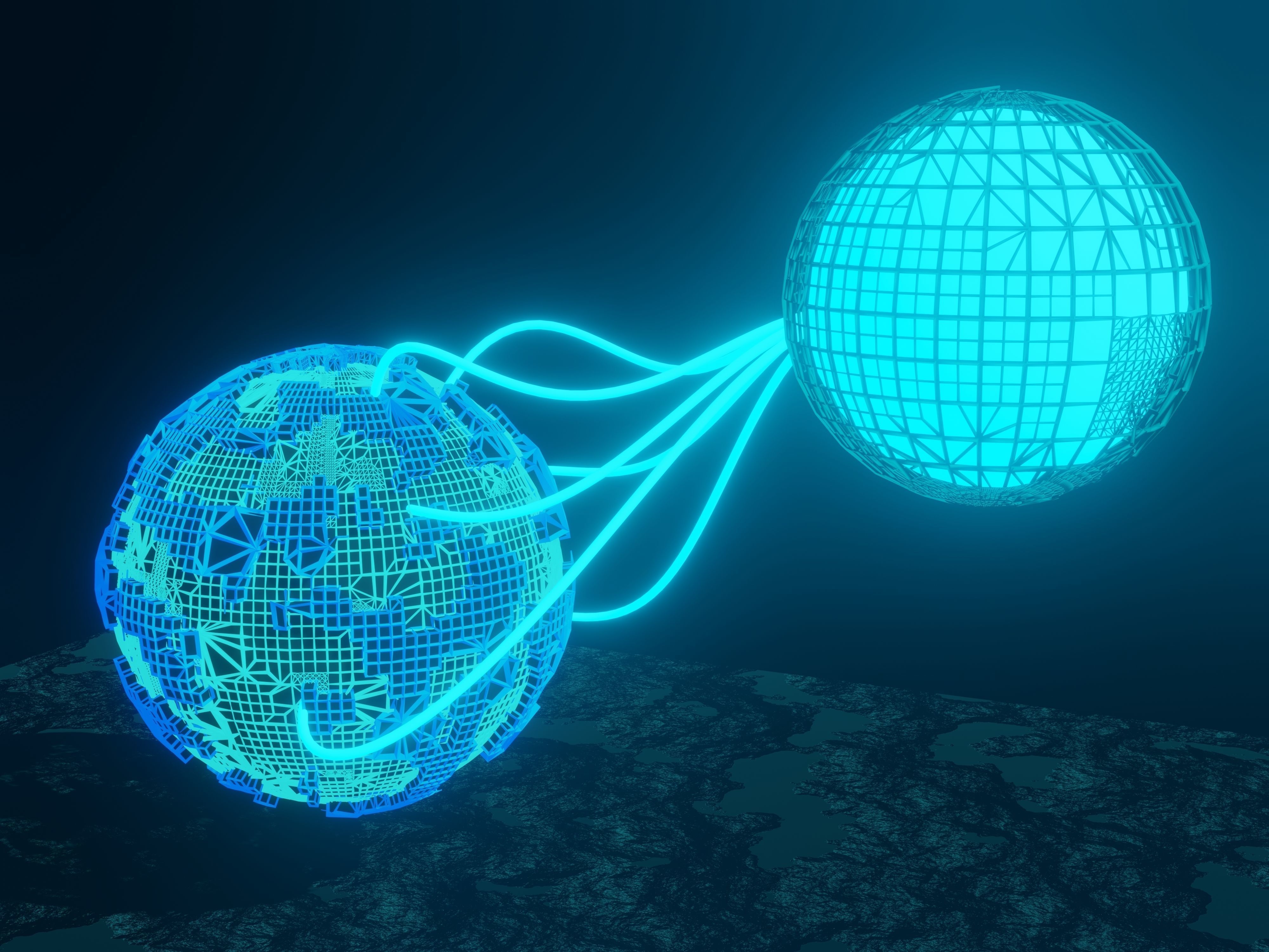 3D scifi planet model for game assets Low-poly 3D model_4