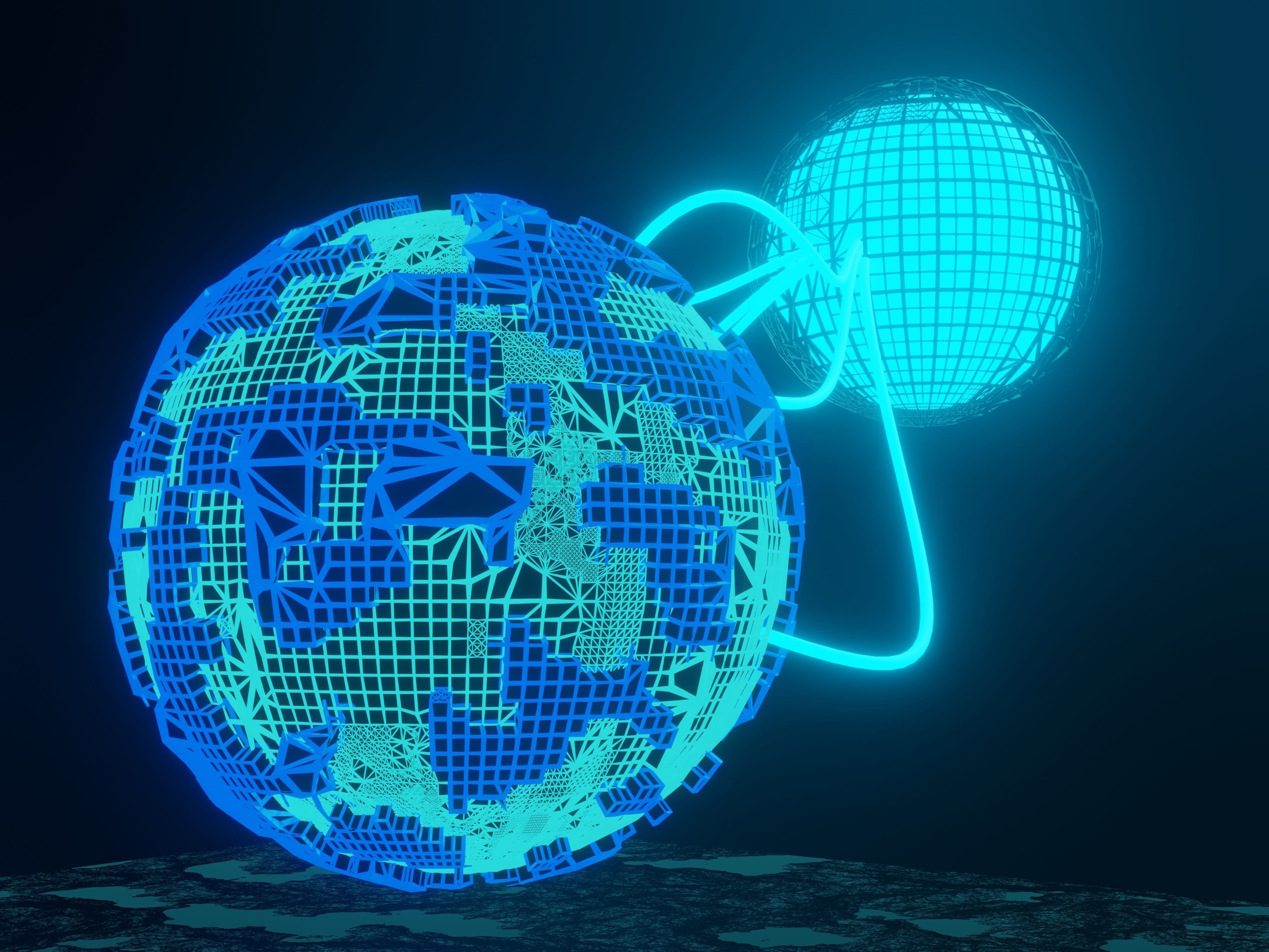 3D scifi planet model for game assets Low-poly 3D model_3