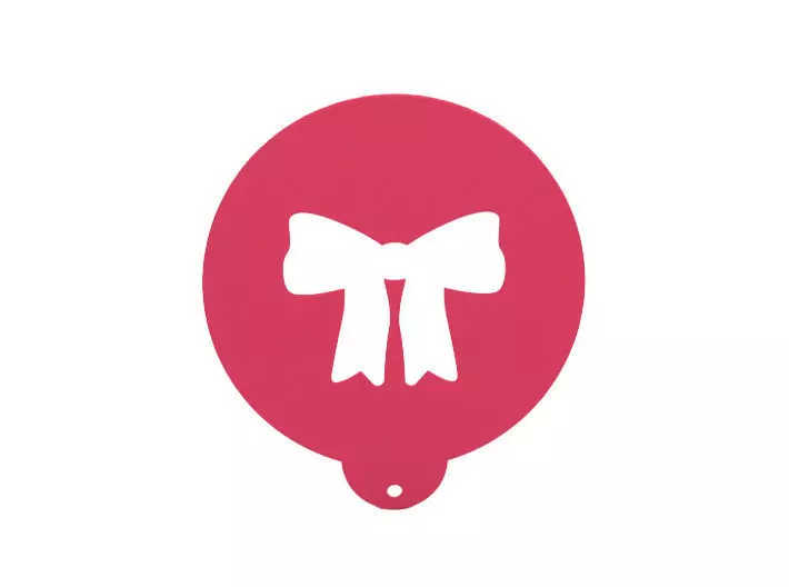 Coffee stencil 3D print model_0