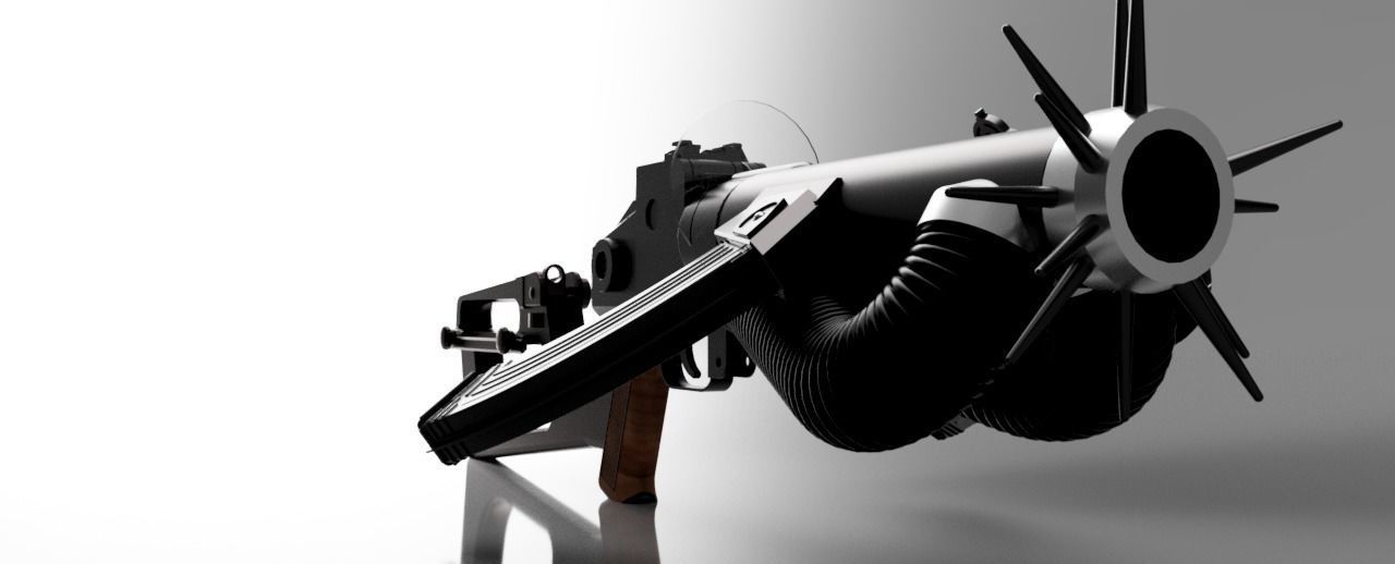 ZORG ZF-140 Weapon from The Fifth Element 3D print model_2