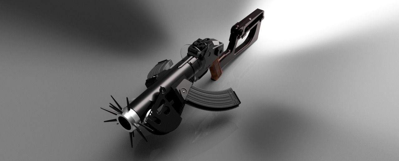 ZORG ZF-140 Weapon from The Fifth Element 3D print model_1