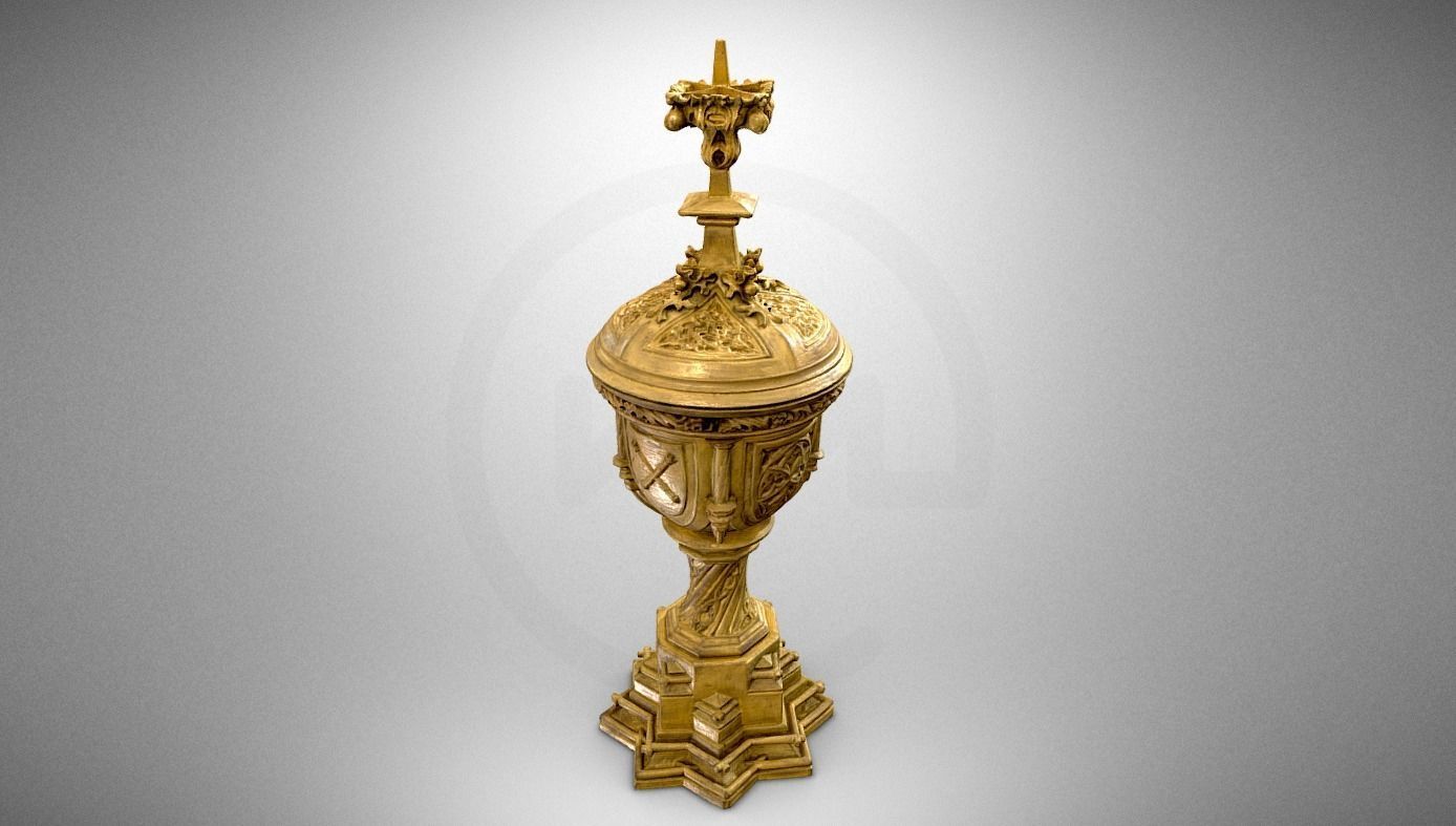 100 Historical high quality 3D scans Low-poly 3D model_36