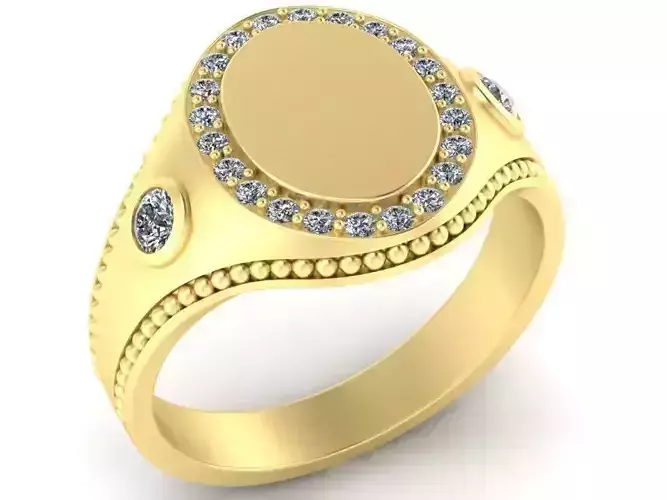 ring with gems