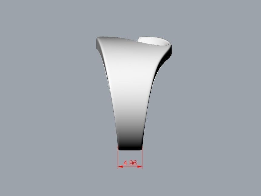 Women ring heart 3dm stl 3D print model_10