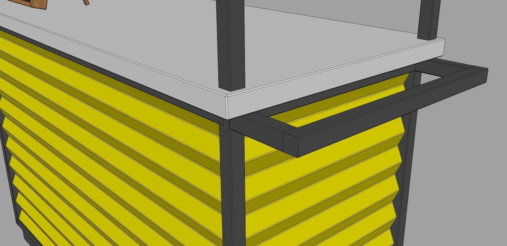 Food Stand - Cart 1 3D model_19