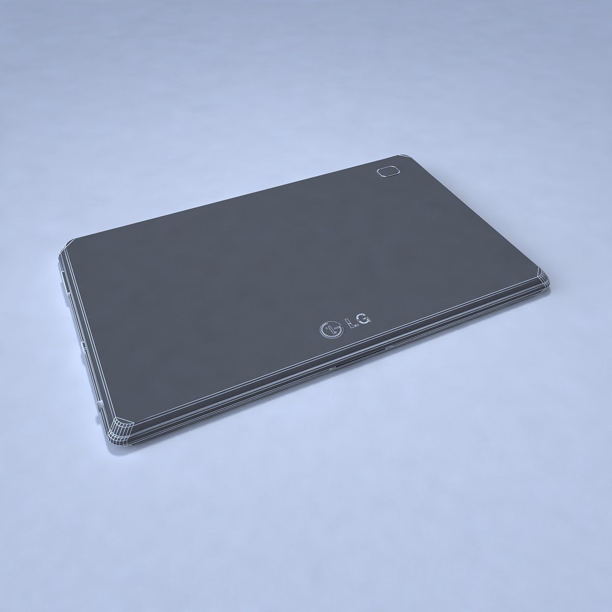 LG Optimus Pad LTE Low-poly 3D model_6