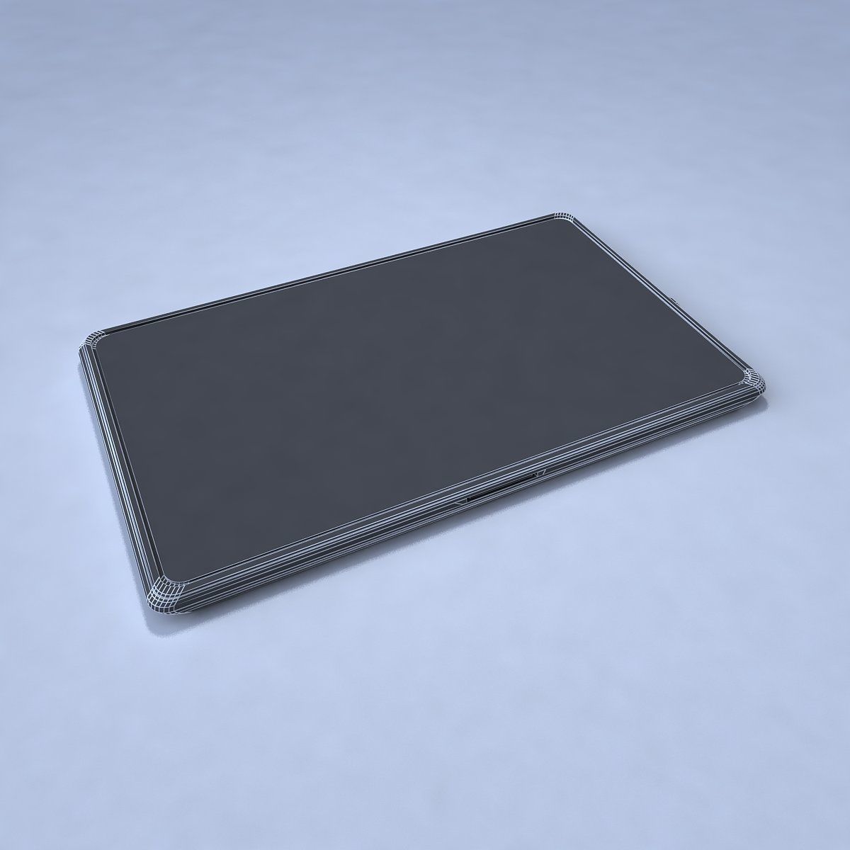 LG Optimus Pad LTE Low-poly 3D model_7