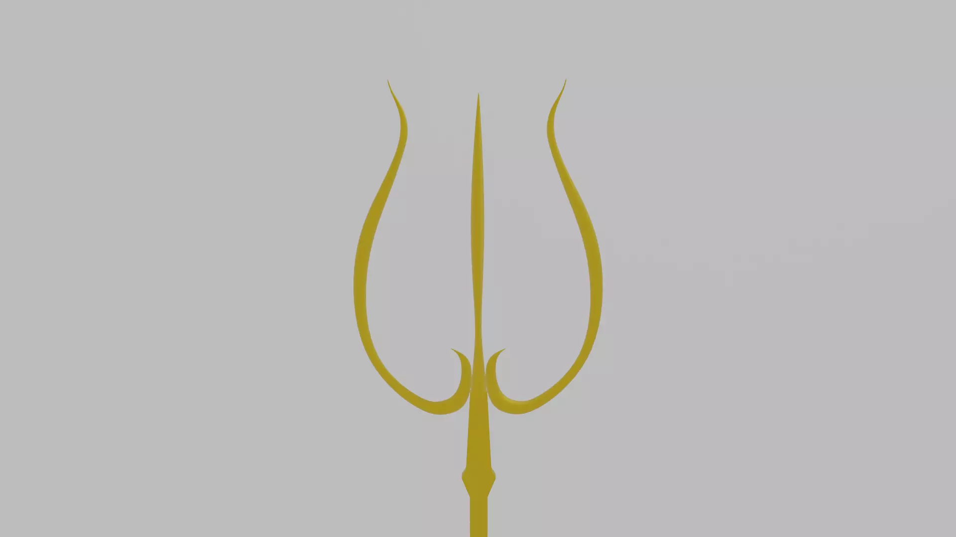 TRISHUL 3D shiva trident 3D model