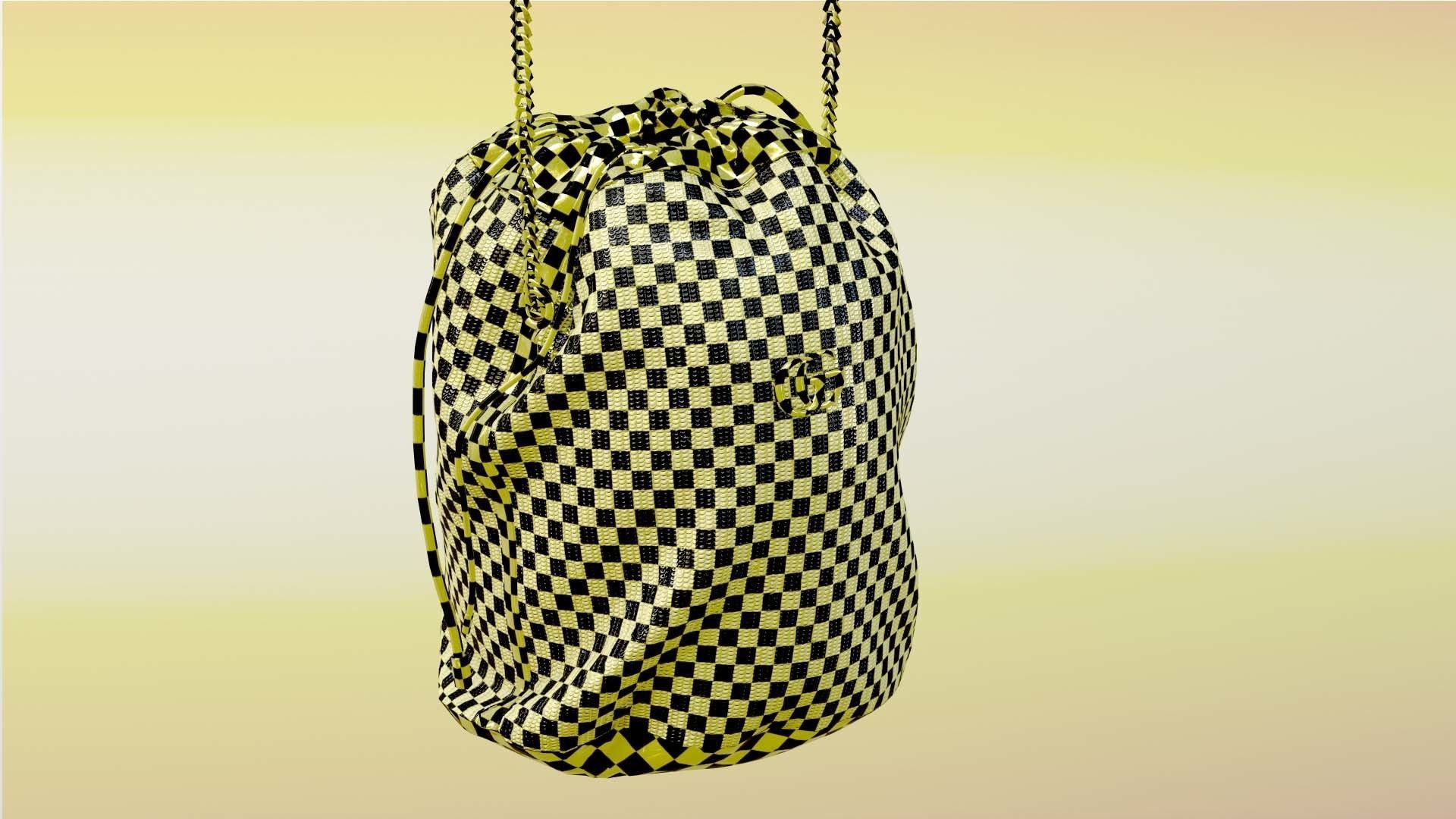 Woman Handbag GUCCI Low-poly 3D model_8