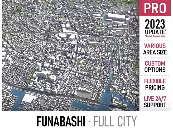 Funabashi - 3D City Model