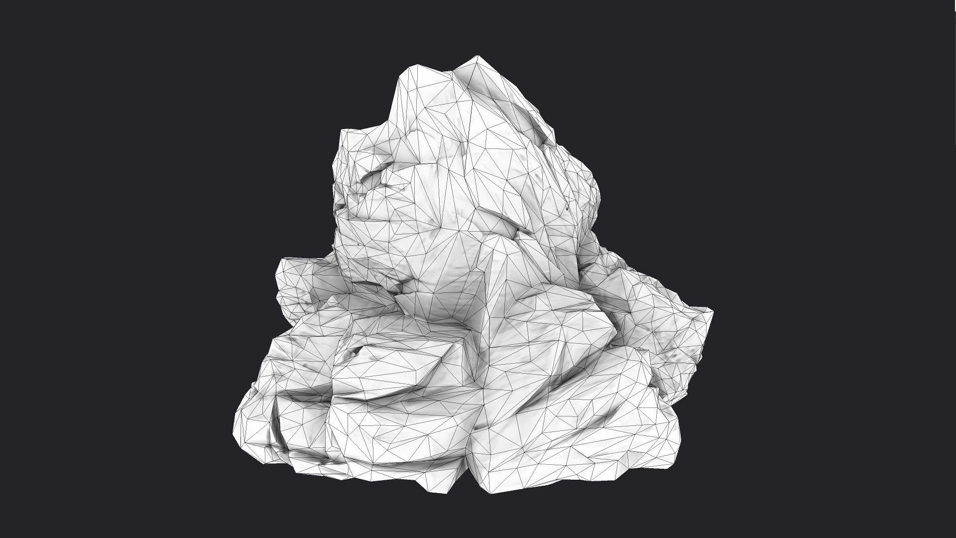 Rock 7-7 Low-poly 3D model_7