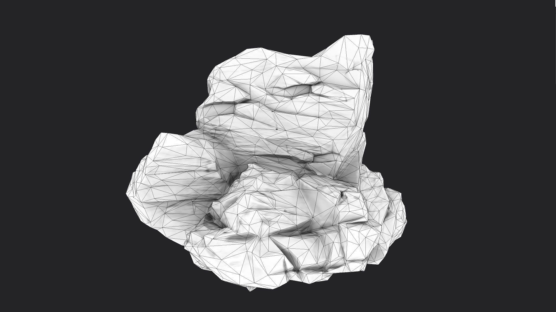 Rock 7-7 Low-poly 3D model_6