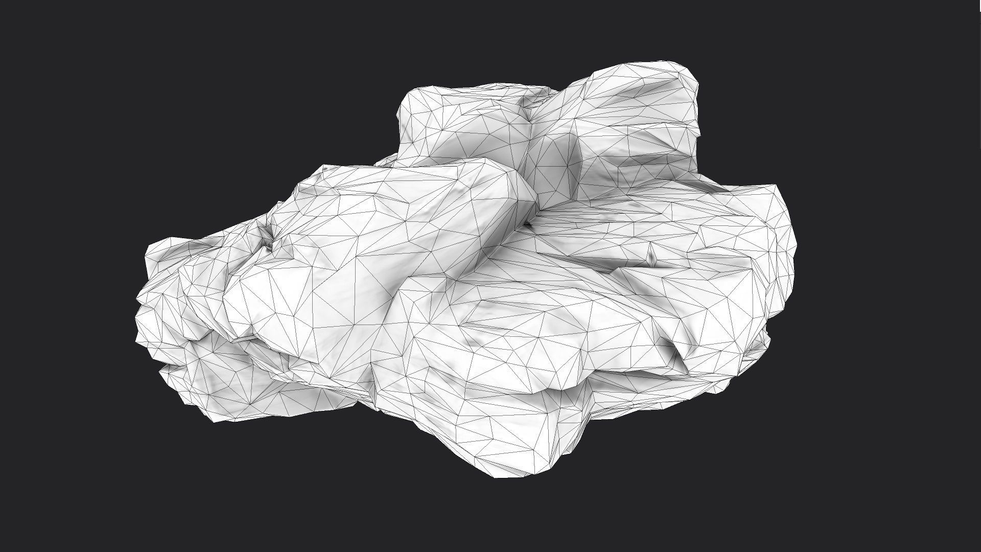Rock 7-7 Low-poly 3D model_4