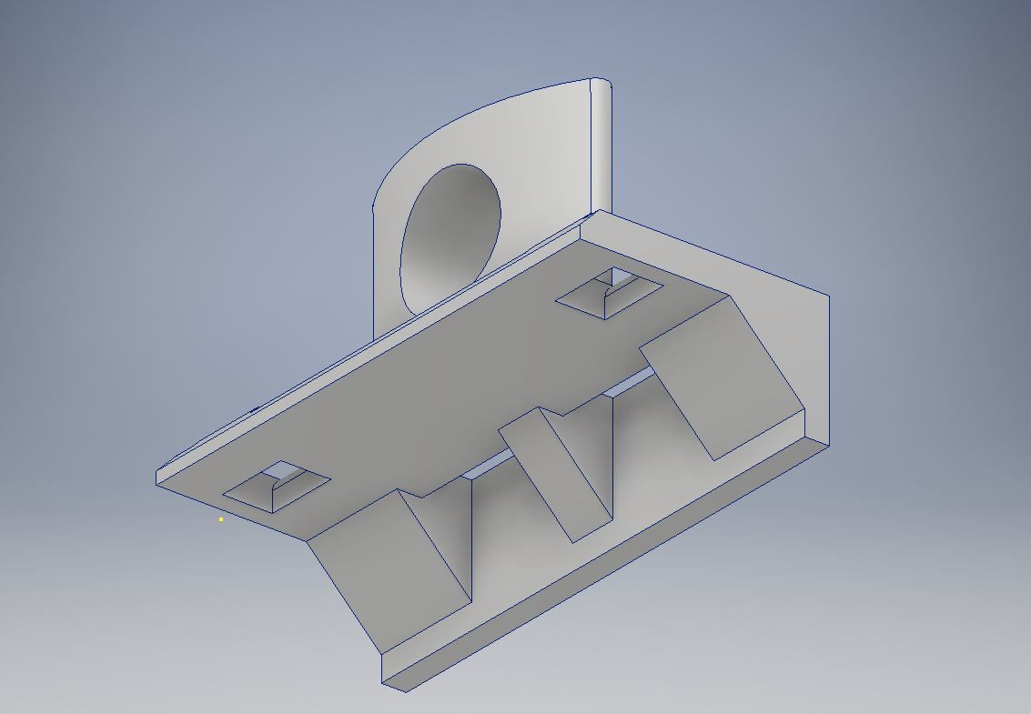 Bracket for remote control Nice Flor 3D print model_8