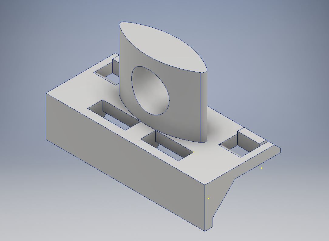 Bracket for remote control Nice Flor 3D print model_7