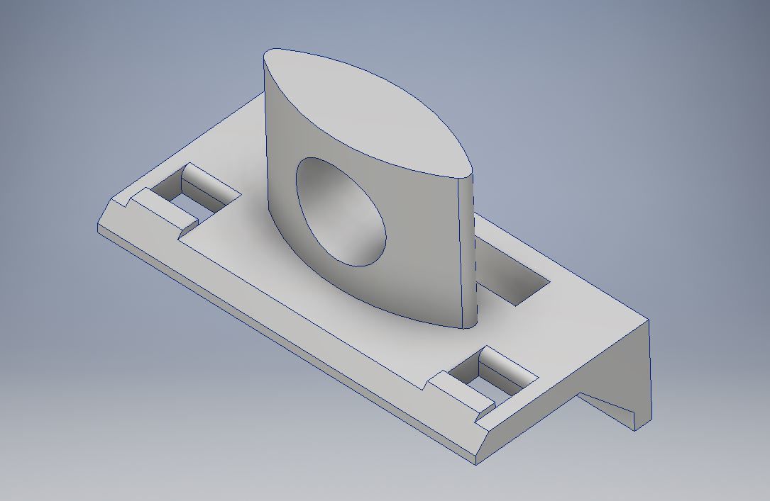 Bracket for remote control Nice Flor 3D print model_9