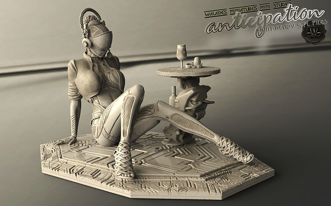 Anticipation 3D print model