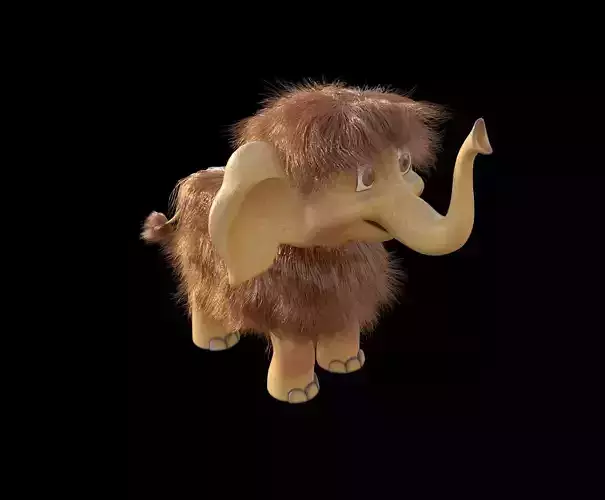 Mammoth baby 3D model
