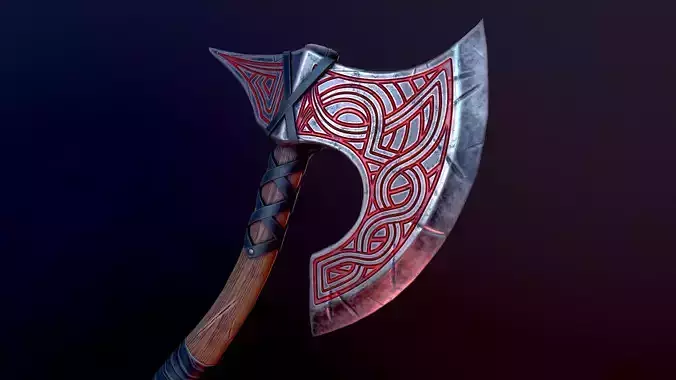 Viking battle axe