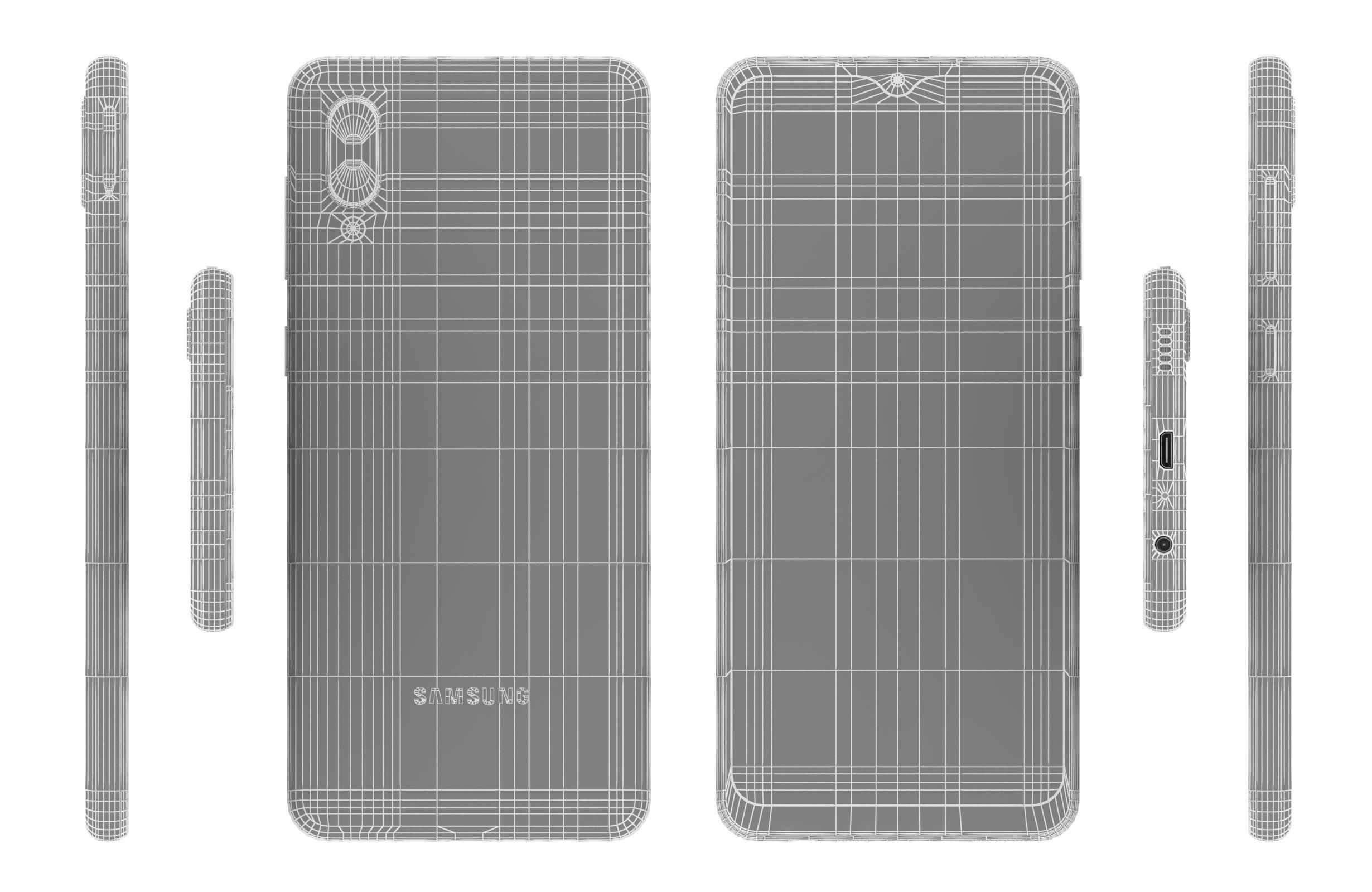 Samsung Galaxy A02 Red 3D model_16