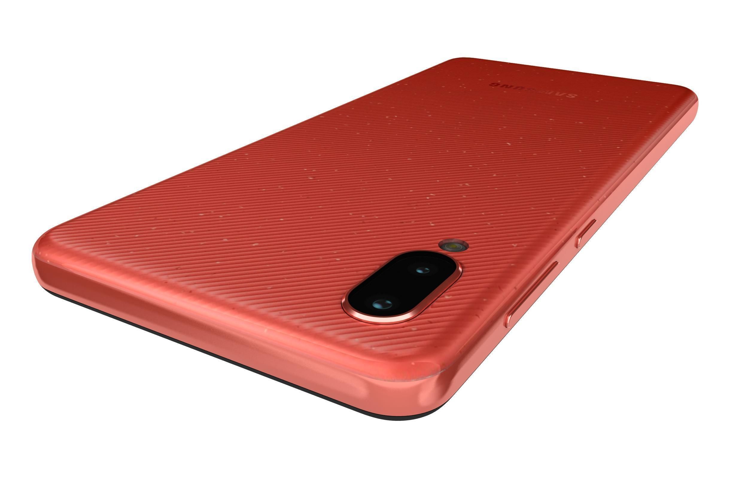 Samsung Galaxy A02 Red 3D model_14