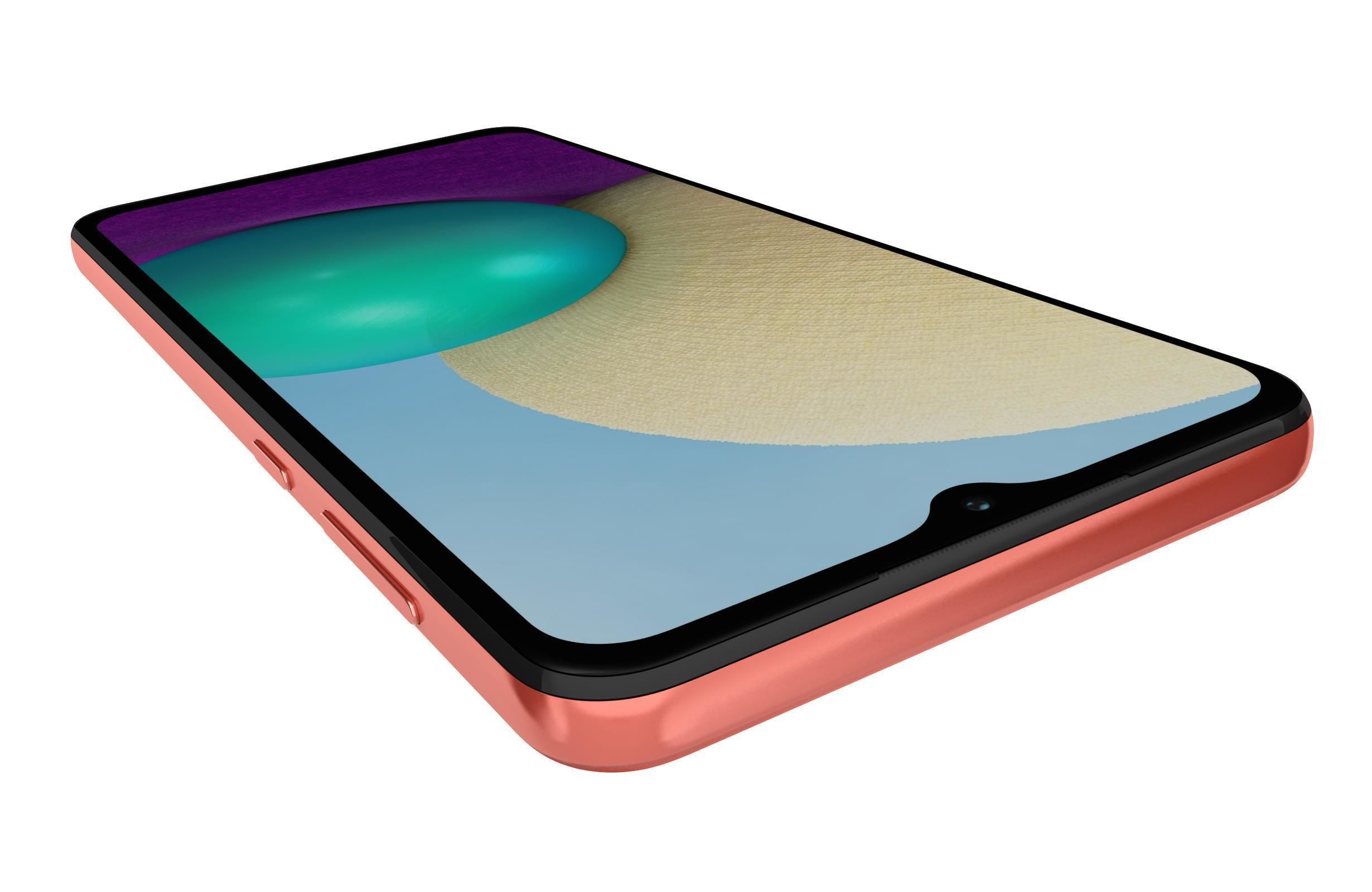 Samsung Galaxy A02 Red 3D model_13