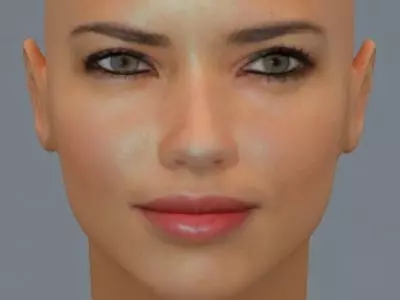 Adriana Lima 3D model_0