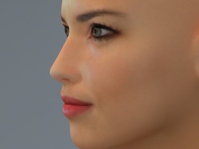 Adriana Lima 3D model_1