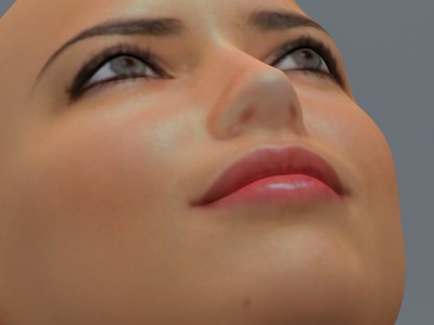 Adriana Lima 3D model_2