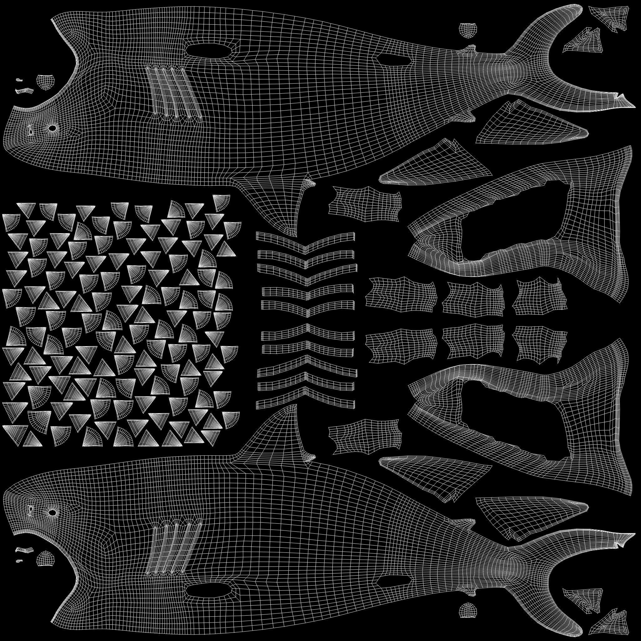 Great White Shark Model 3D model_11