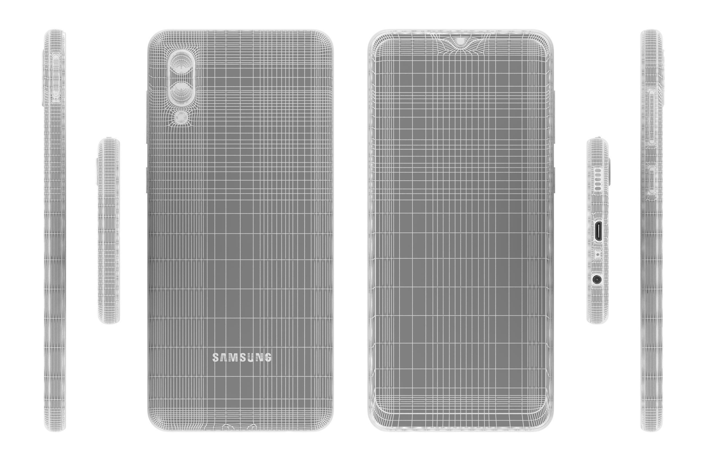 Samsung Galaxy A02 White 3D model_17