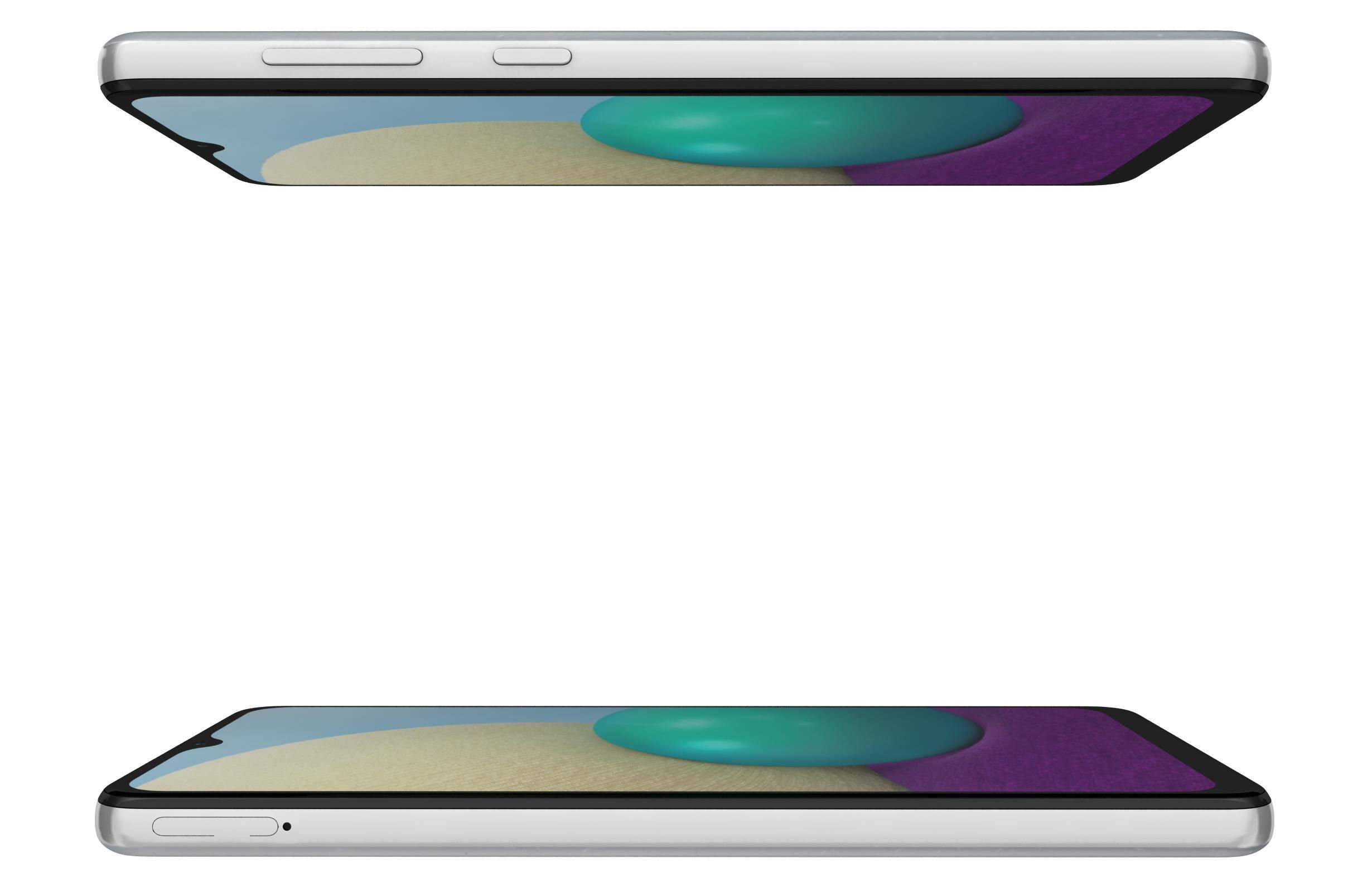 Samsung Galaxy A02 White 3D model_9