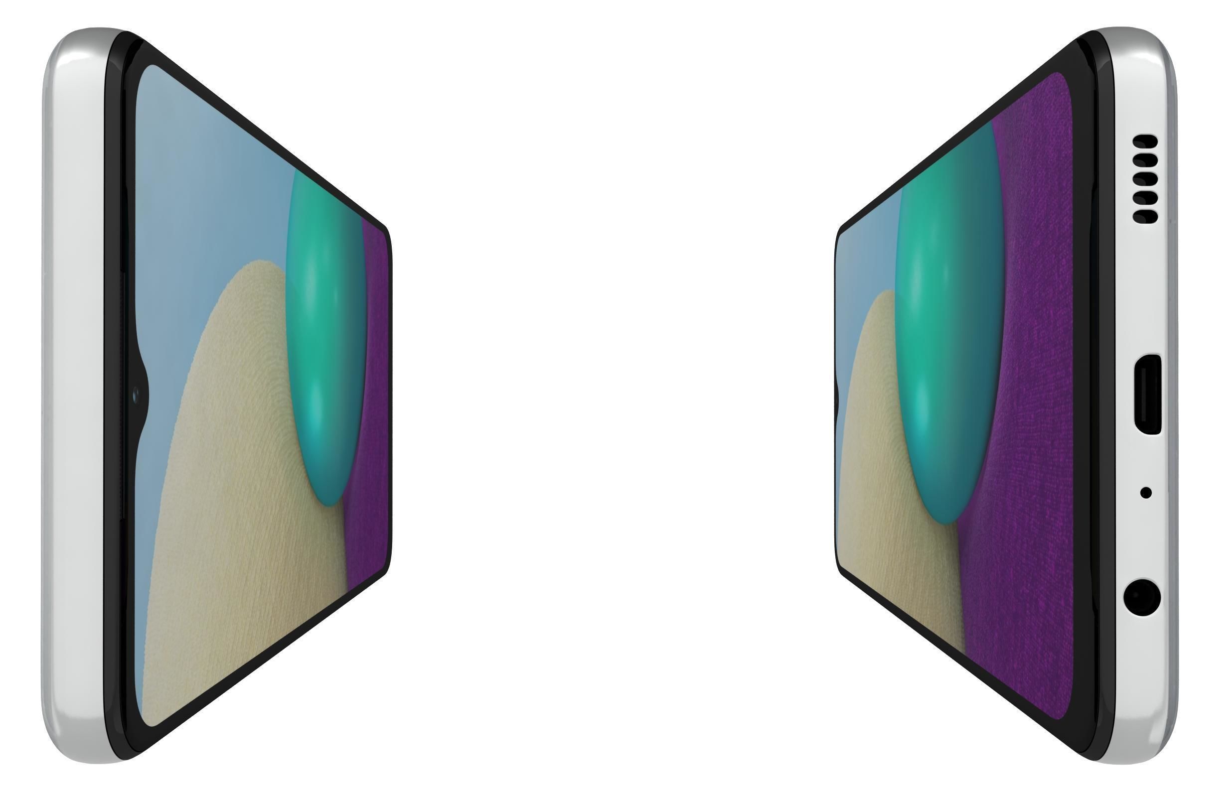 Samsung Galaxy A02 White 3D model_8