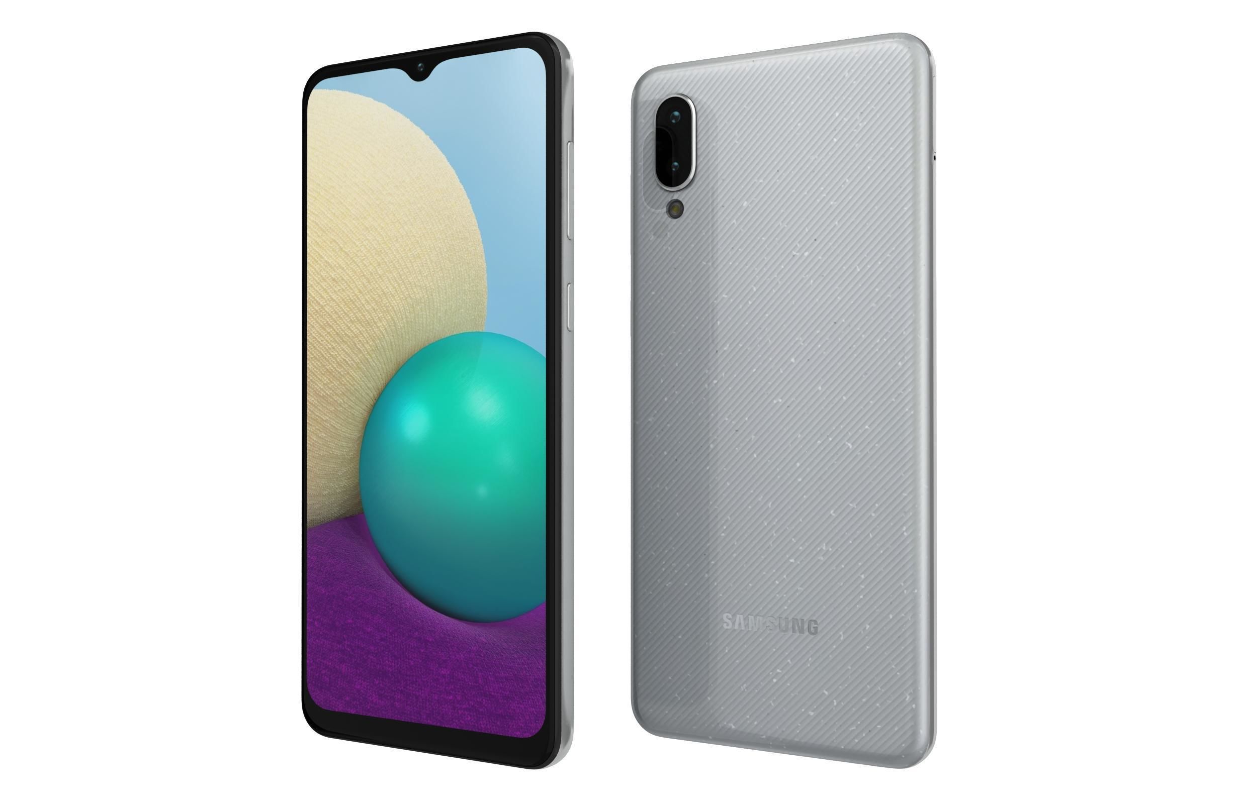 Samsung Galaxy A02 White 3D model_6