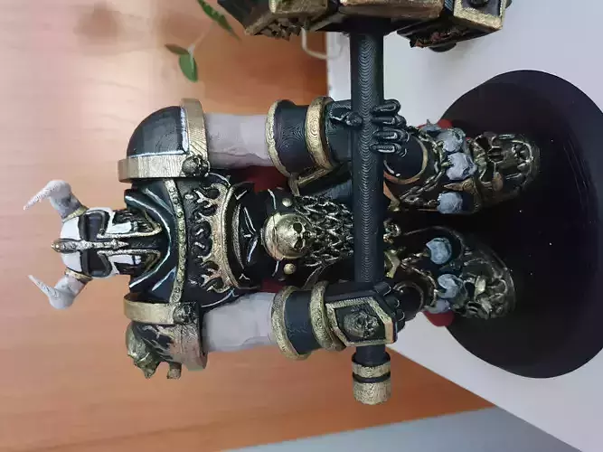 Deathknight with big Hammer 3D print model