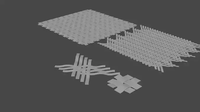 Bamboo weave pattern