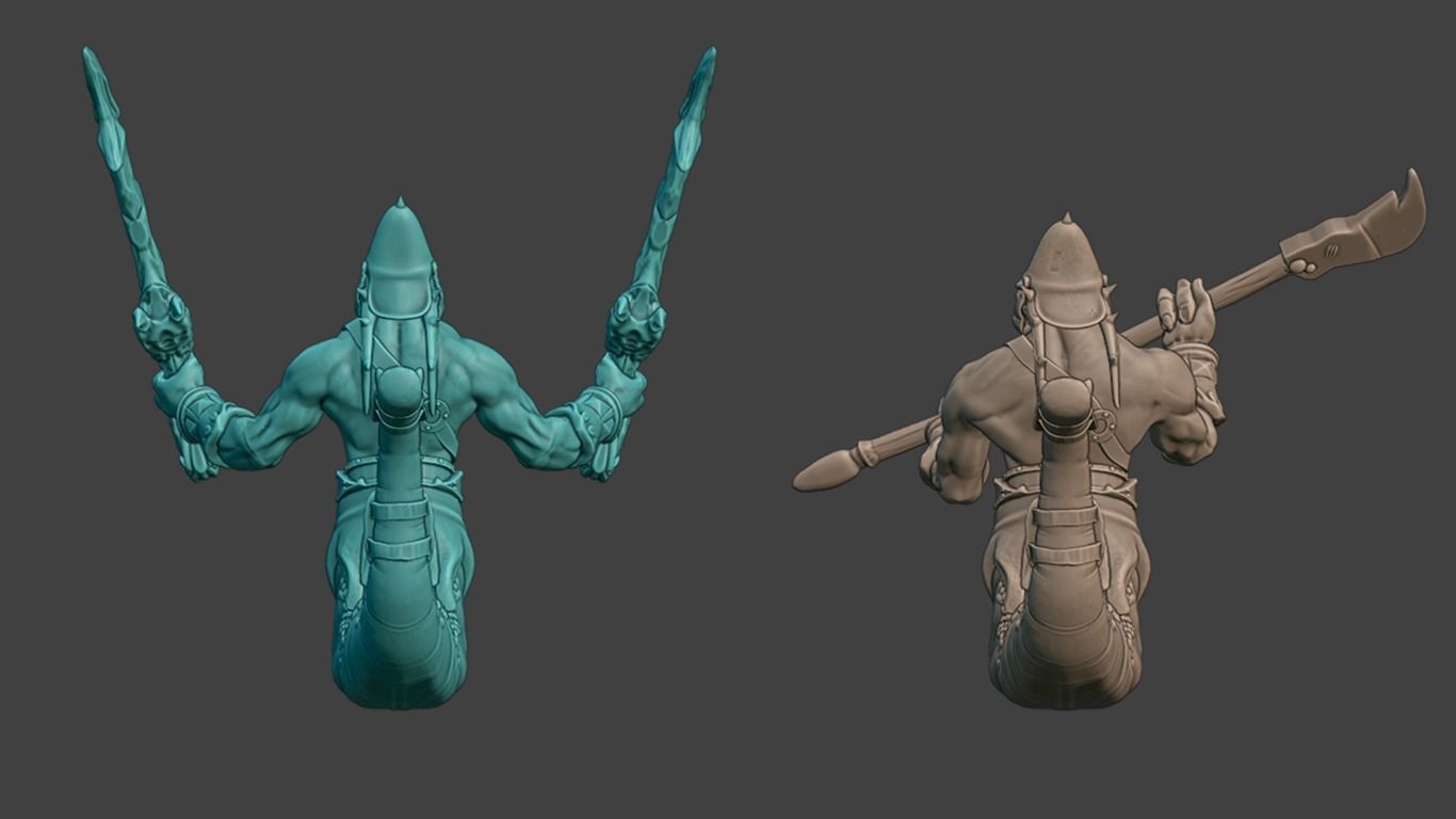 Serpentor Brawler 3D print model_5