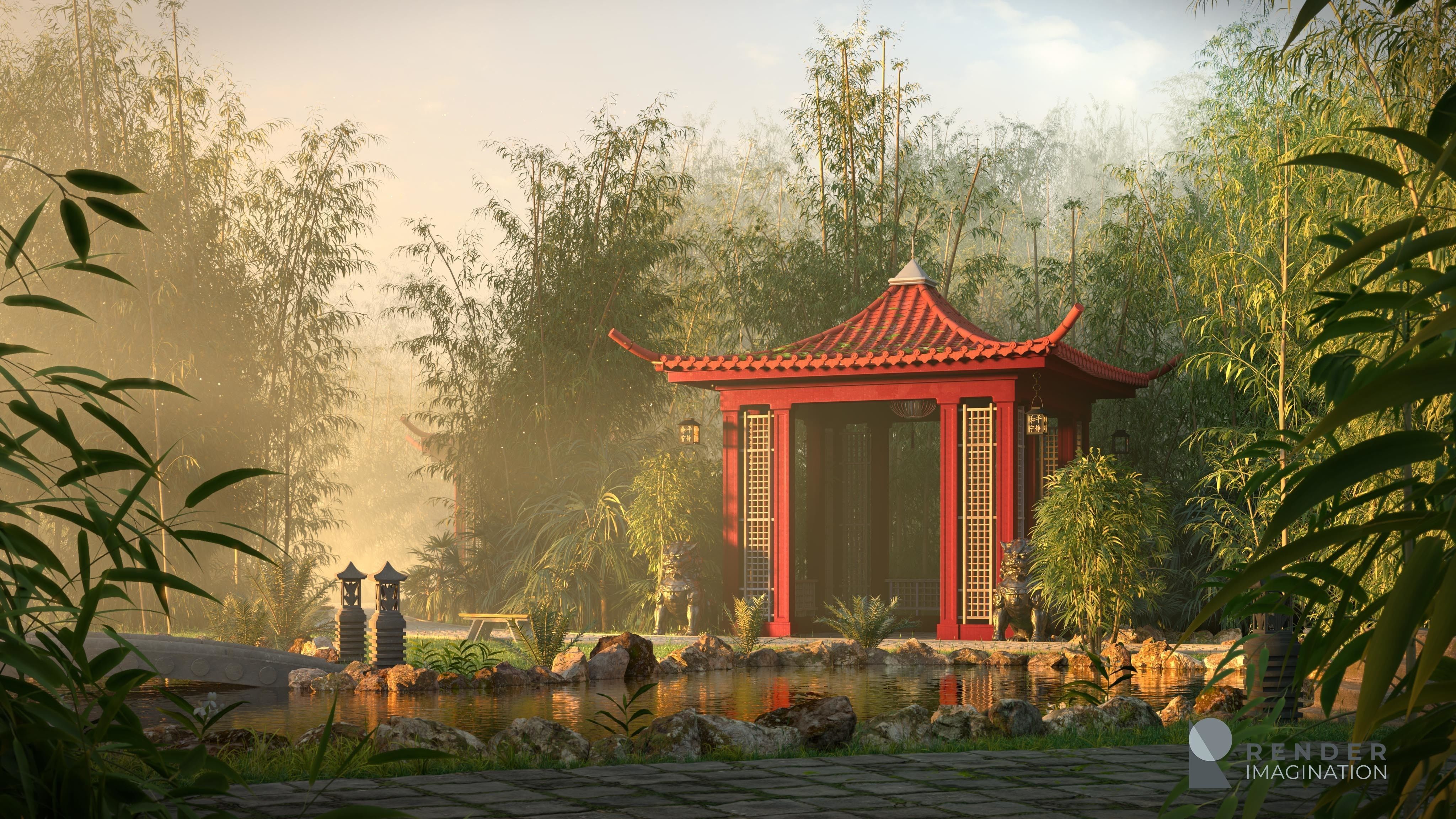 2021 PBR Asia Library 3D model_7