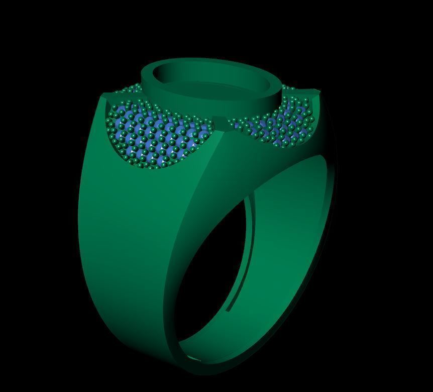 MEN RING 3D print model_2